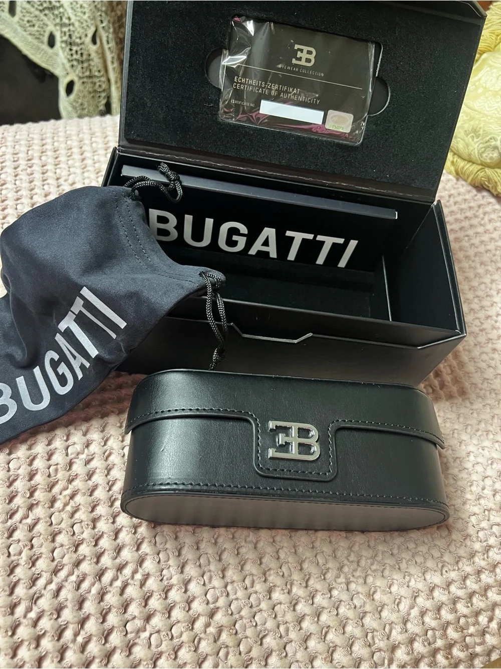 Bugatti 05 AS/GM Luxury Aviator Sunglasses New Full Set COA
